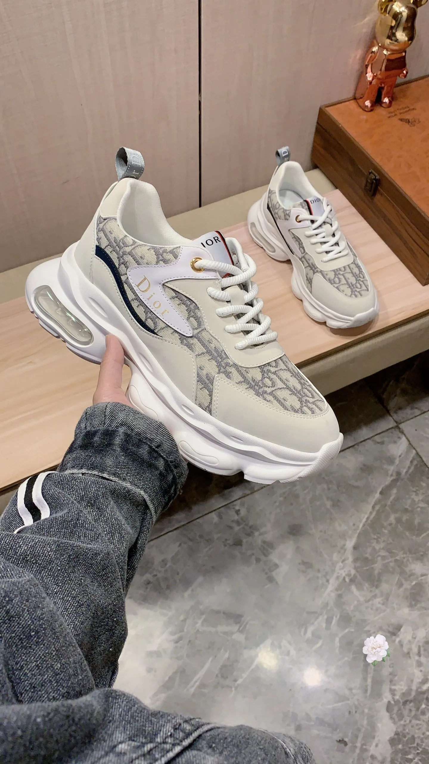 Men's men's shoes💰460💰💰🎩🎩[Lightning][Lightning] "Dior DIOR*" latest • popular casual shoes, top brand [seduce] luxury ~ purchasing agency, top ~ quality. [Strong] The upper is made of imported breathable cowhide with material ➕ breathable sheepskin feet (•) and fine workmanship. The original stylish and stylish soft rubber wear-resistant and non-slip outsole is light and comfortable on the feet. The real thing looks better when photographed in person. 012: code: 38-44, 2️⃣ colors selected